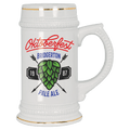 18 oz. White Sublimatable Ceramic Stein