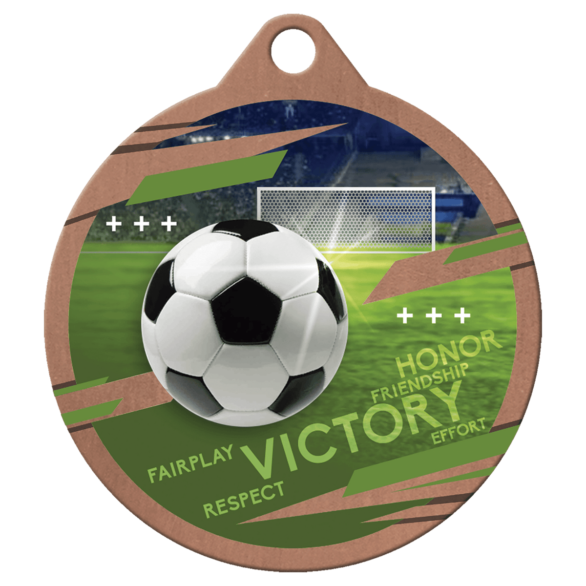 2" Inspire Soccer Medal - Bronze