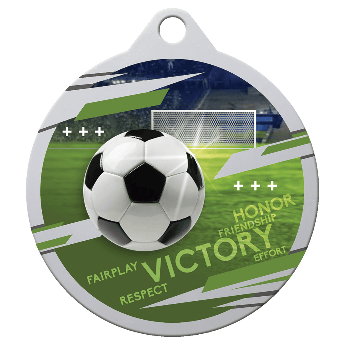 2" Inspire Soccer Medal - Silver
