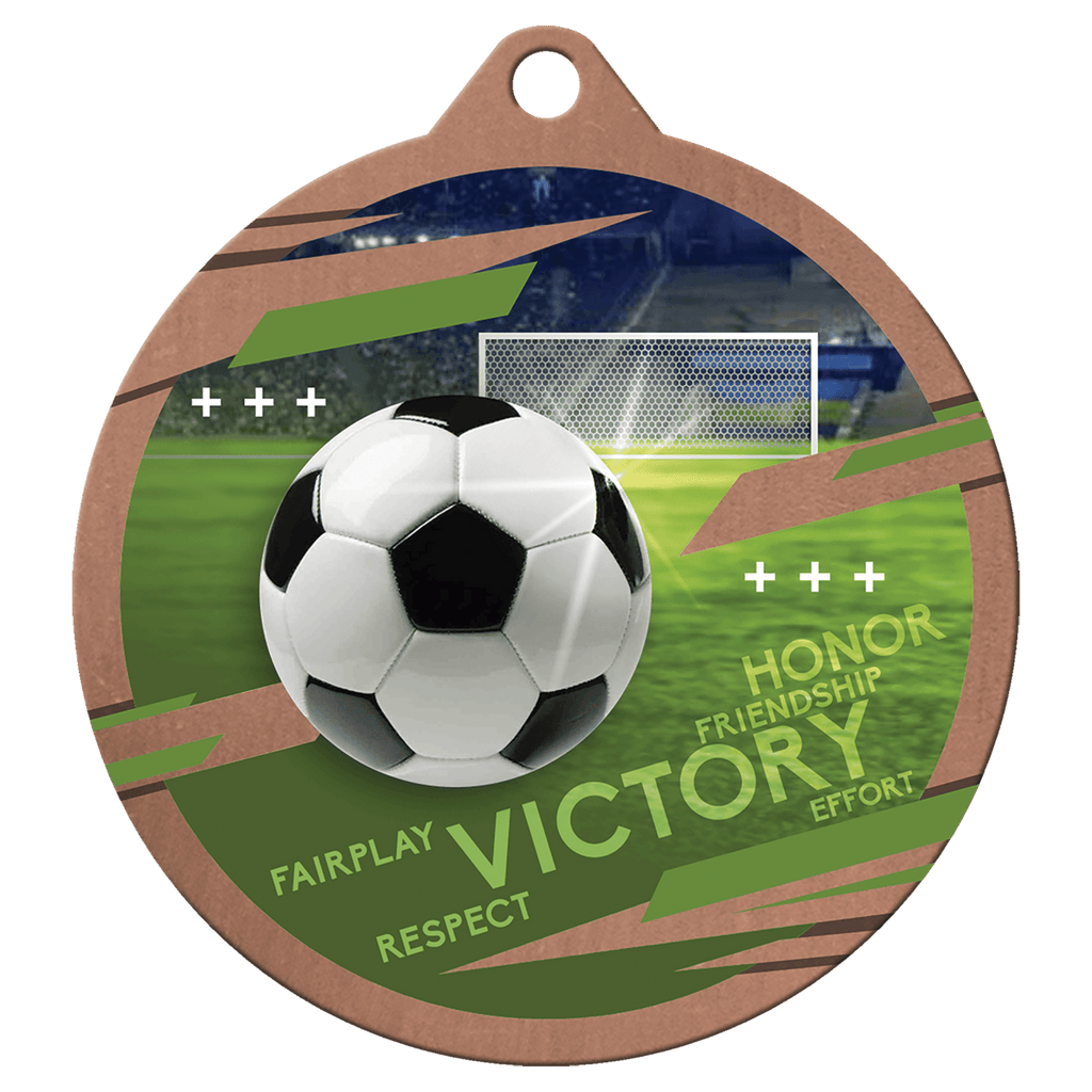 2 3/4" Inspire Soccer Medal - Bronze