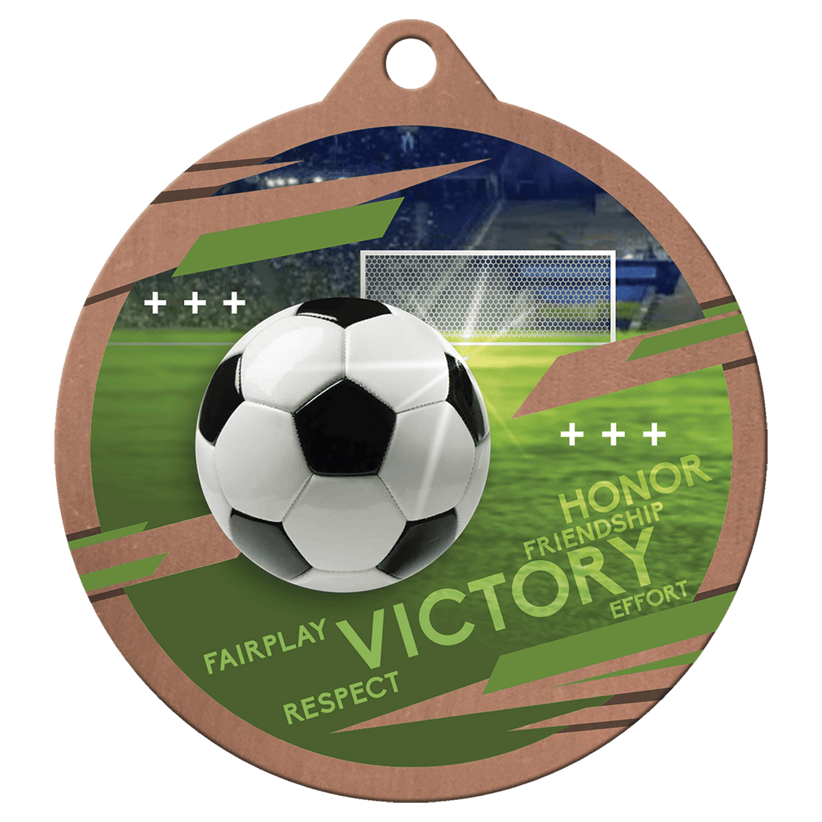 2 3/4" Inspire Soccer Medal - Bronze