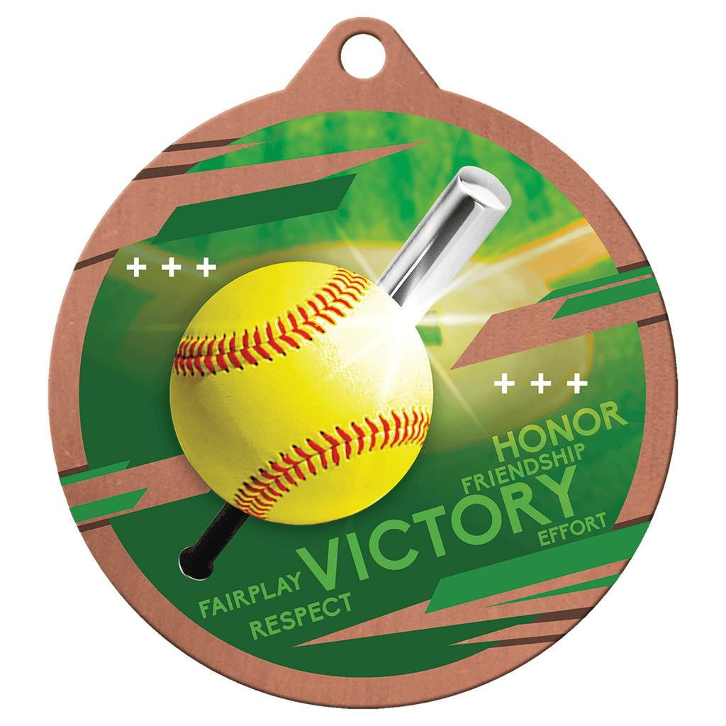 2 3/4" Inspire Softball Medal - Bronze