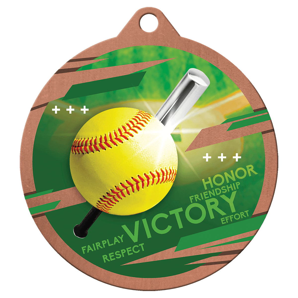 2 3/4" Inspire Softball Medal - Bronze