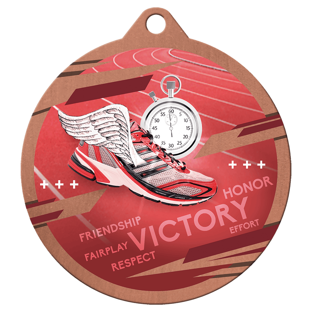 2 3/4" Inspire Track Medal - Bronze