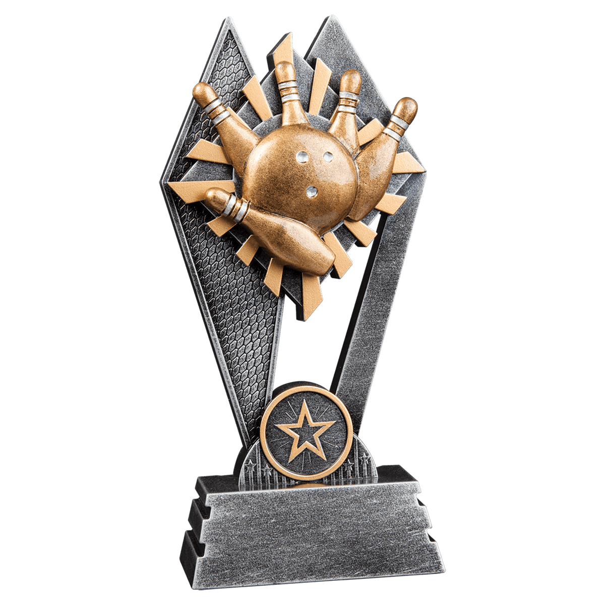 7" Bowling Sun Ray Award