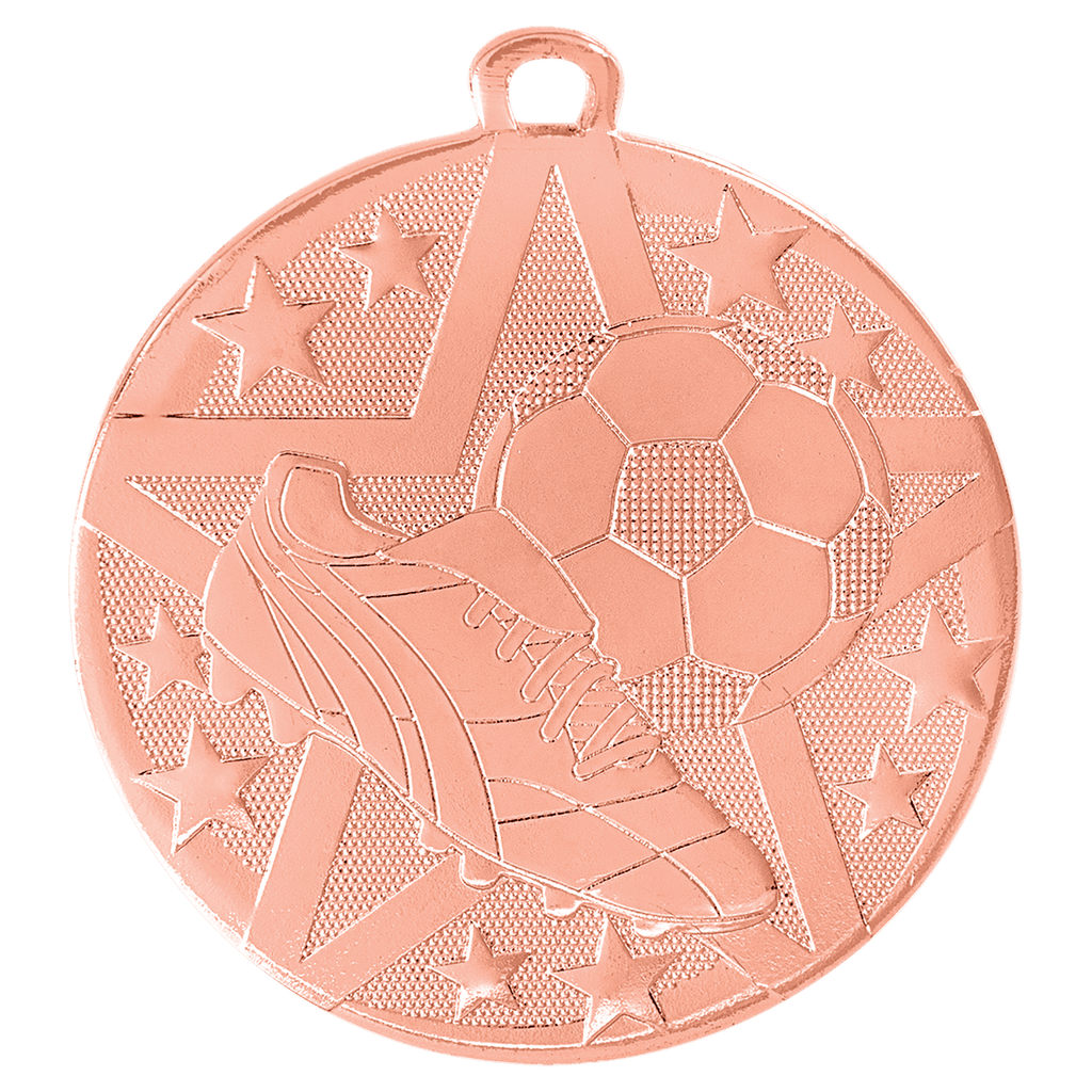 Bronze 2" Superstar Soccer Medal