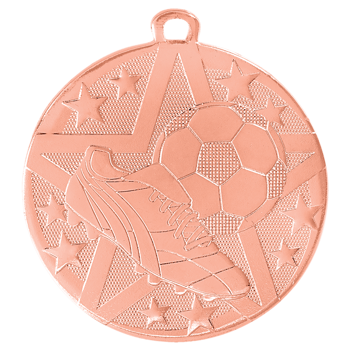 Bronze 2" Superstar Soccer Medal