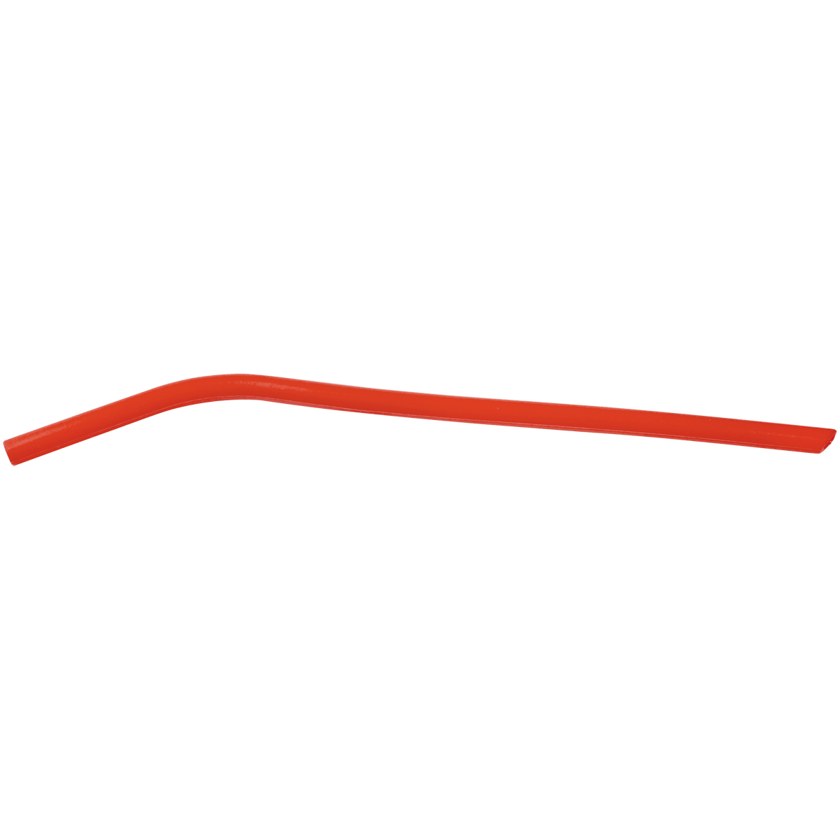 Red 10" Small Silicone Straw