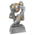 6 1/2" Soccer Triumph Resin