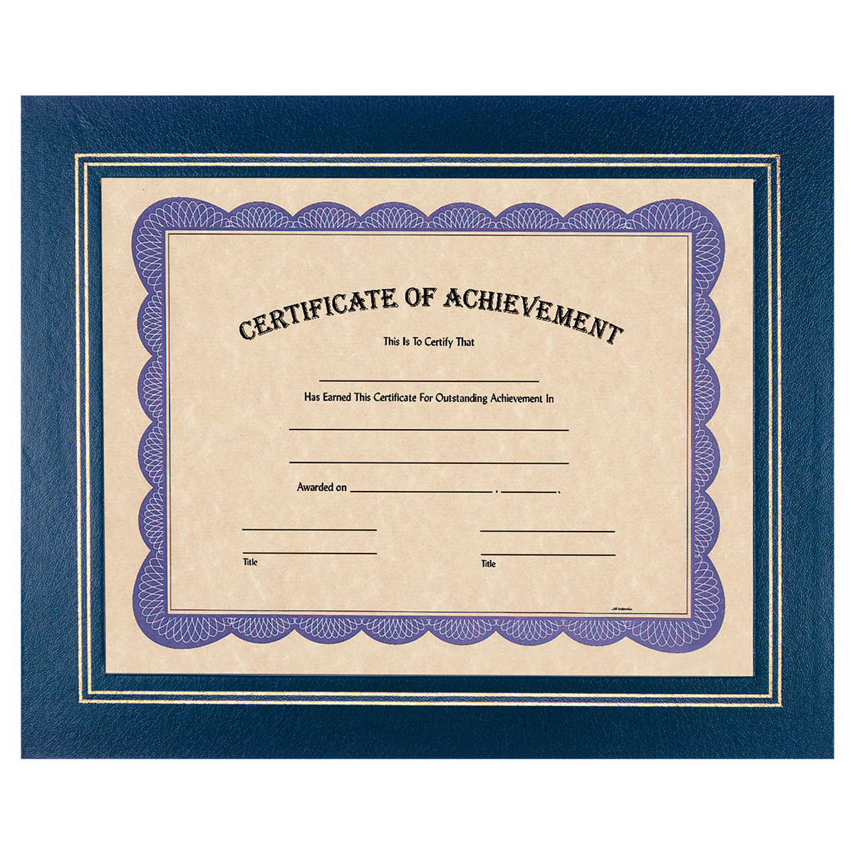 Blue 13 1/4" x 10 3/4" Certificate Holder