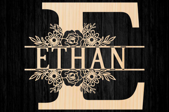 Personalized Laser Cut Alphabet Monogram - Custom Wood Wall Art Decor