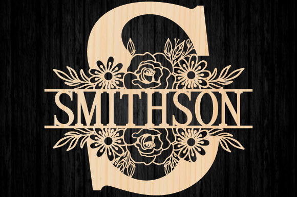 Personalized Laser Cut Alphabet Monogram - Custom Wood Wall Art Decor